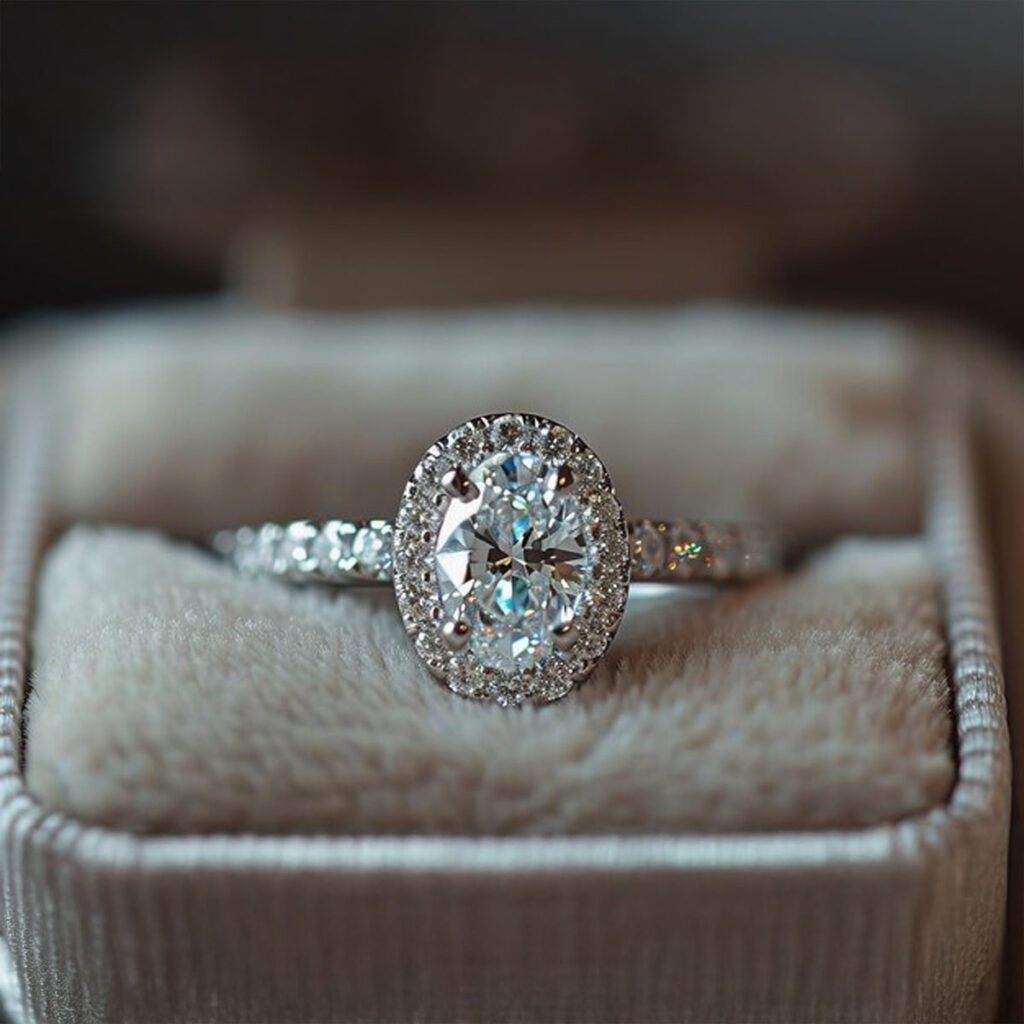 Oval engagement rings add a touch of elegance to any proposal