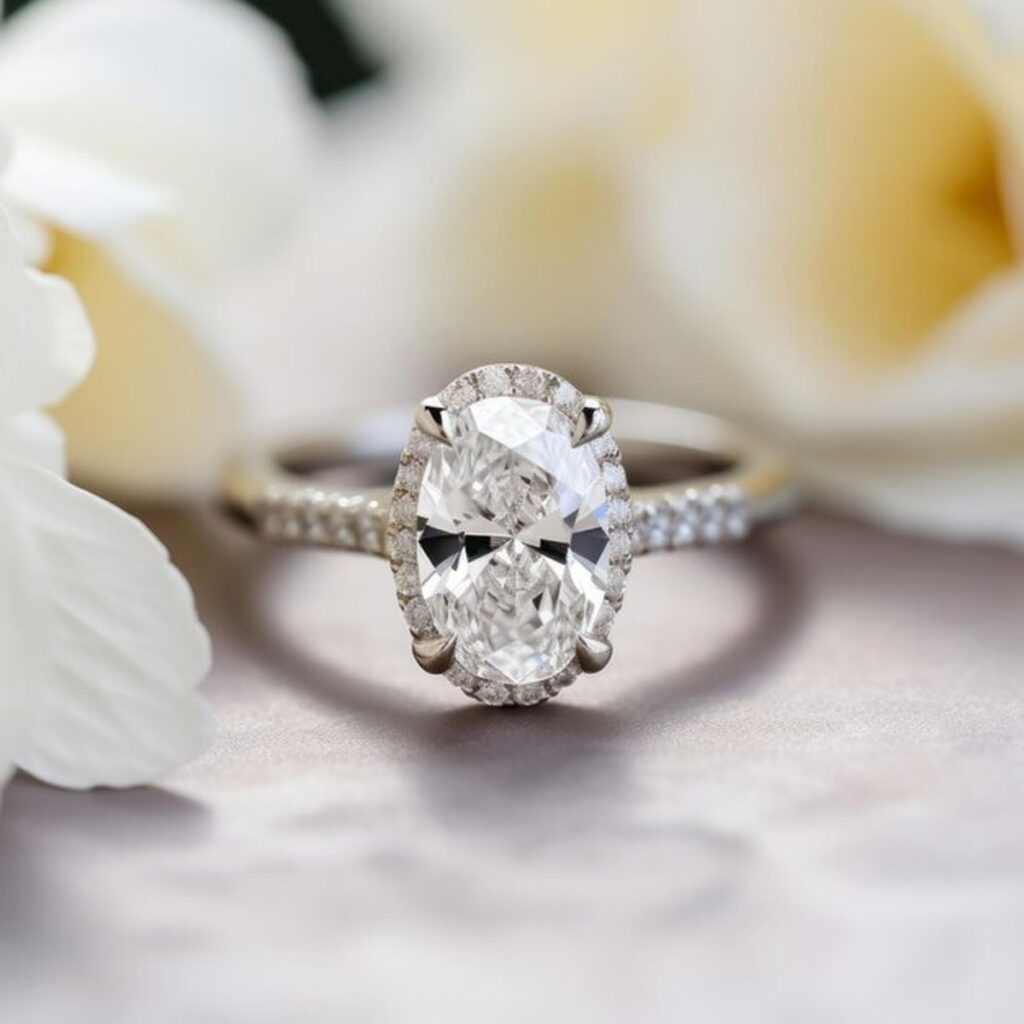 Oval engagement rings add a touch of elegance to any proposal