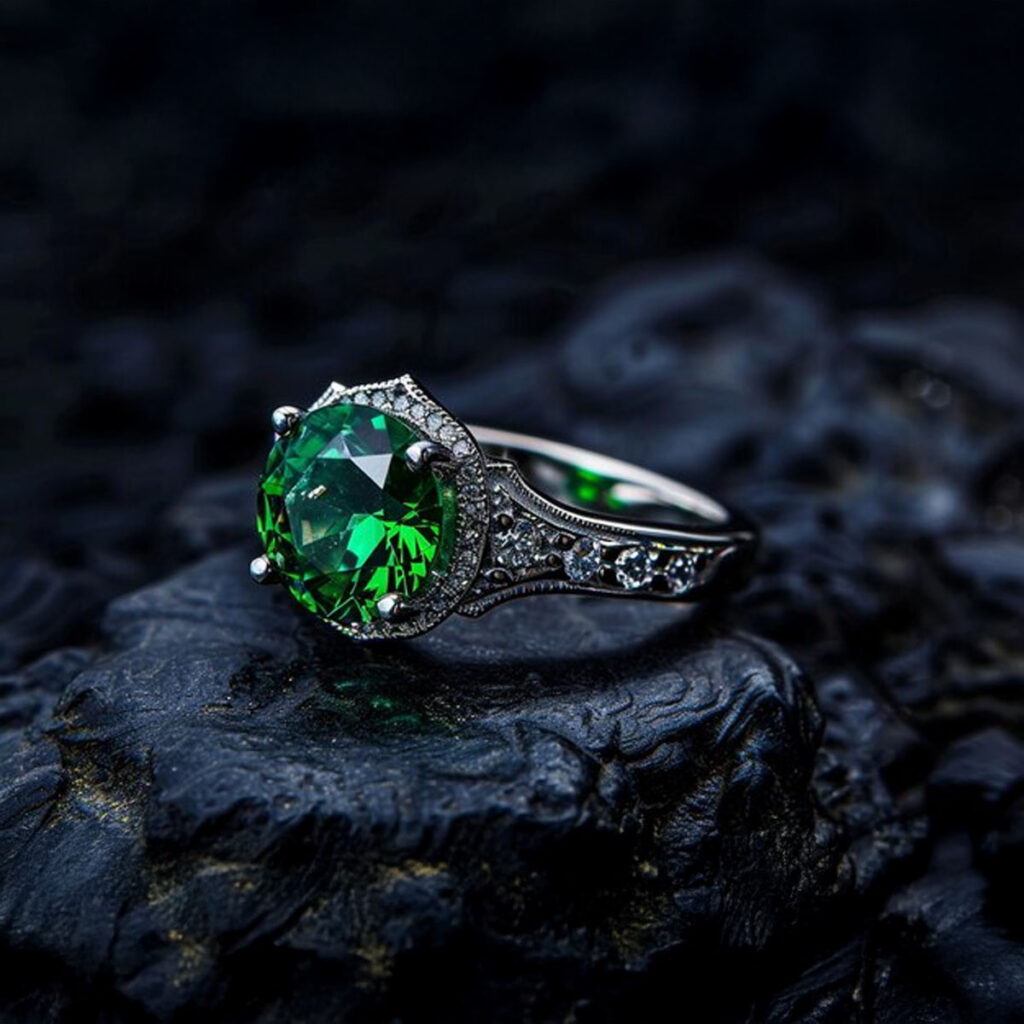 emerald engagement ring, unique emerald rings, emerald gemstones source